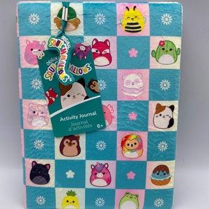 Squishmallow Fuzzy Activity Journal Walgreens Exclusive Summer 2022 BNWT